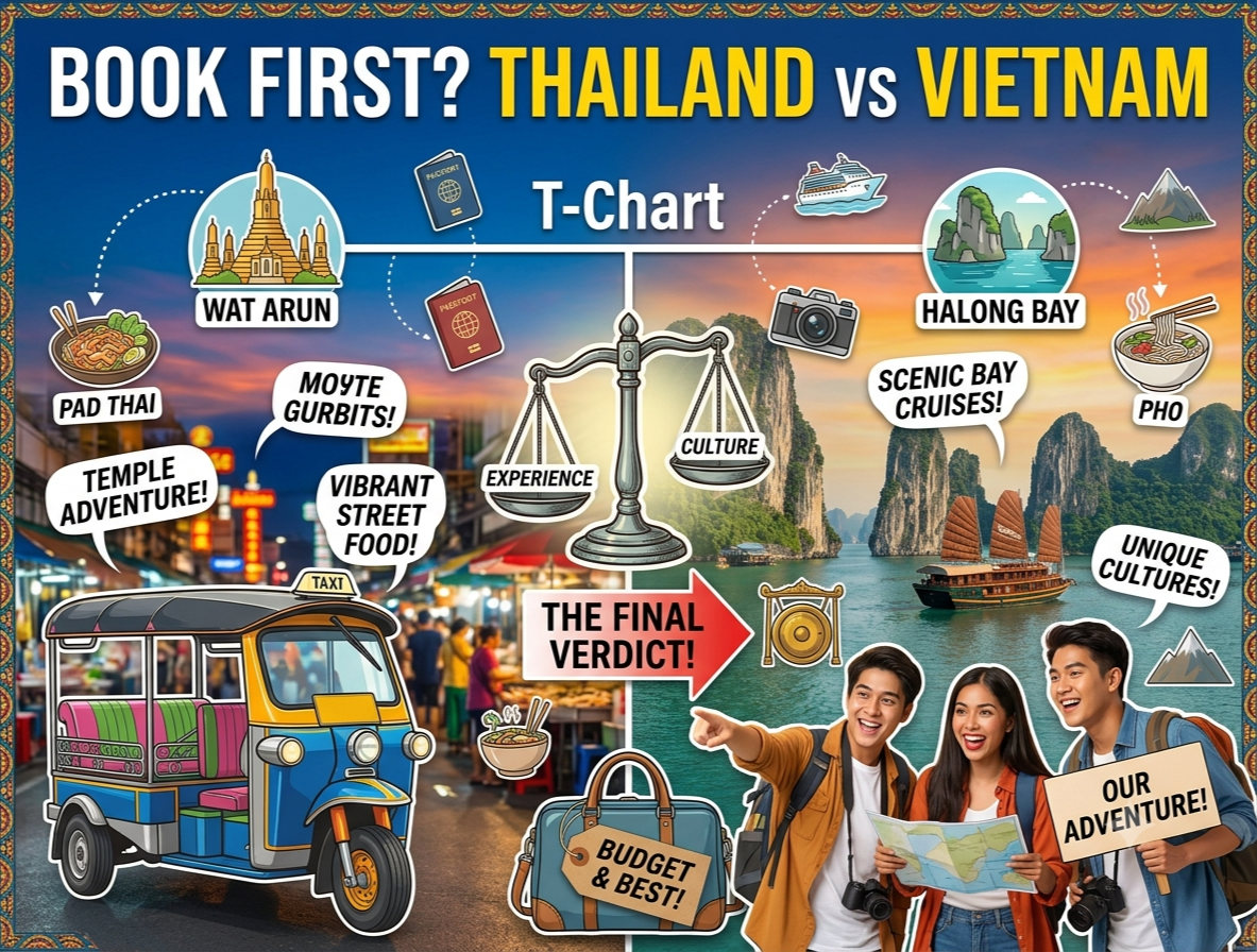 Thailand vs Vietnam: Which Should You Book First?